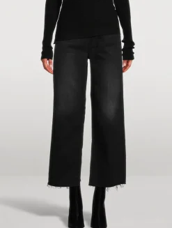 The Spitfire Ankle Fray Straight-Leg Jeans