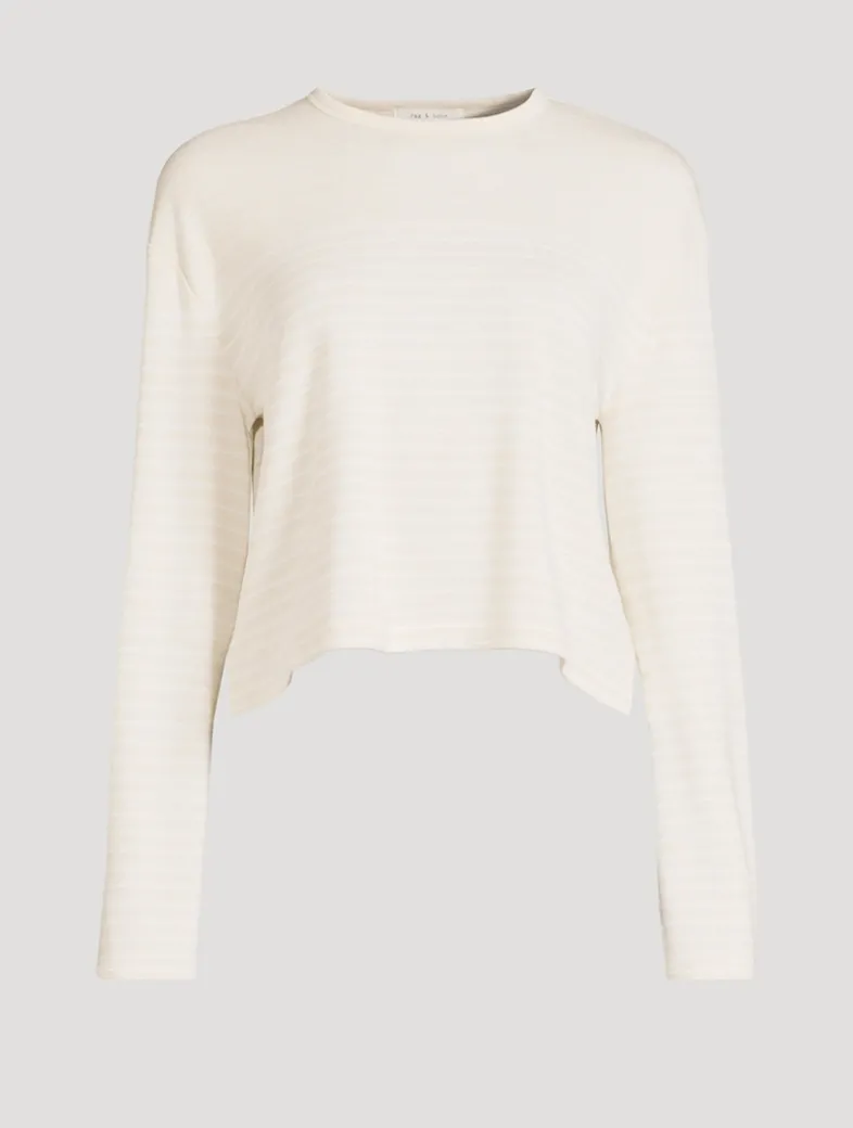 The Stripe Knit Long-Sleeve T-Shirt