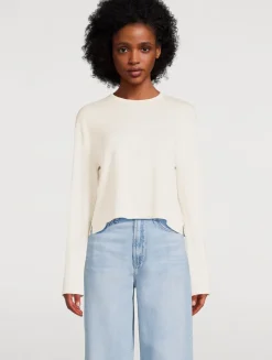 The Stripe Knit Long-Sleeve T-Shirt