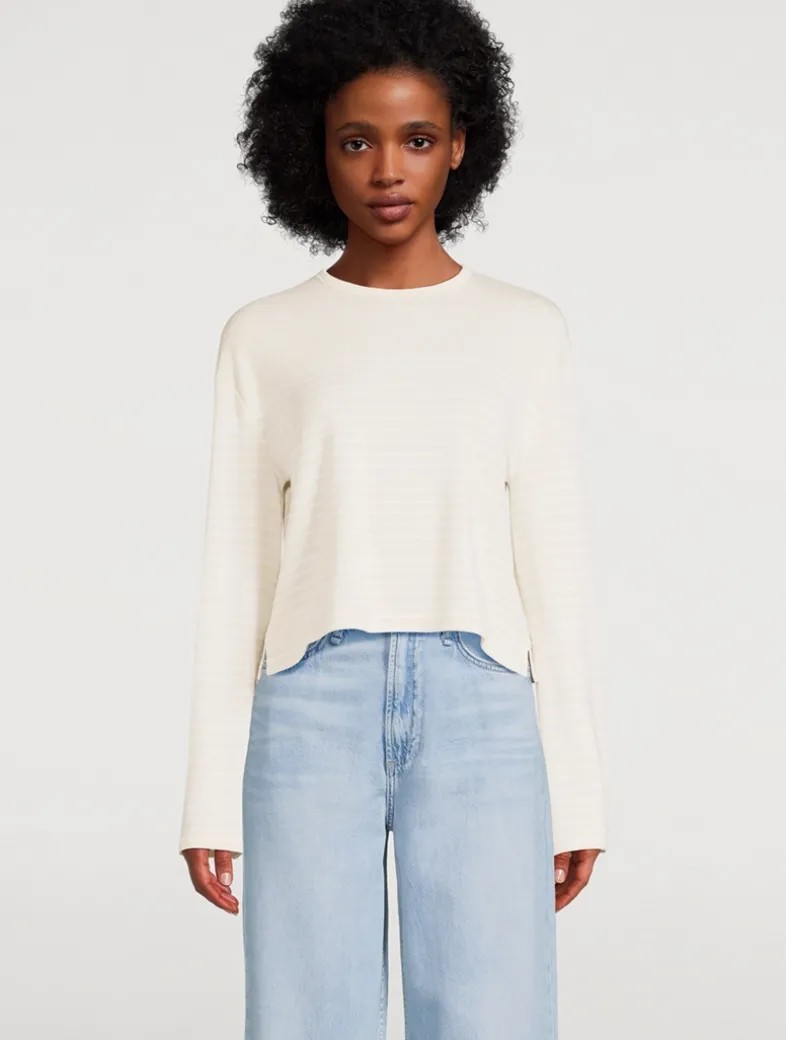 The Stripe Knit Long-Sleeve T-Shirt