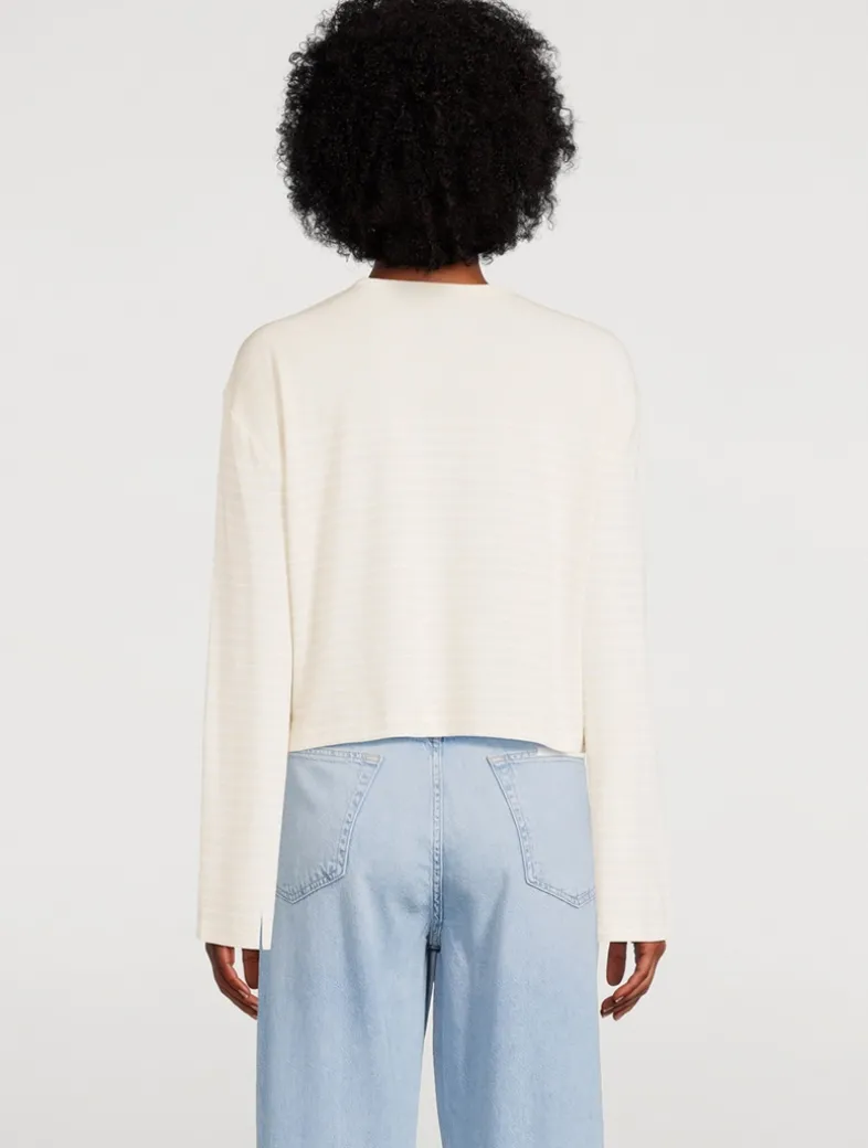 The Stripe Knit Long-Sleeve T-Shirt