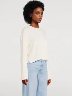 The Stripe Knit Long-Sleeve T-Shirt