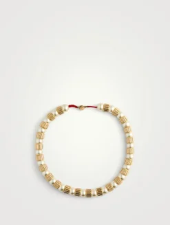 The Swan Beaded Necklace