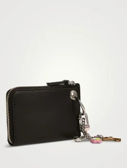 The Top Zip Leather Bag Charm
