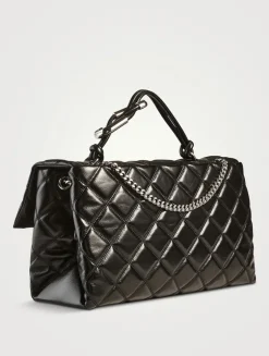 The XL Dual Chain Quilted Leather Bag