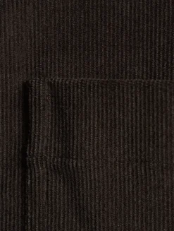 Tie-Neck Corduroy Shirt