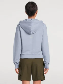 Tie-Neck Hoodie
