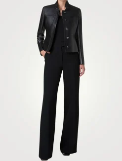 Tino Lacquered Nappa Leather Jacket