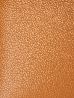 T-Lock Leather Top Handle Bag