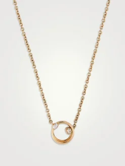 Together 18K Rose Gold Pendant Necklace With Diamonds
