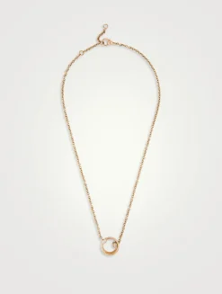 Together 18K Rose Gold Pendant Necklace With Diamonds