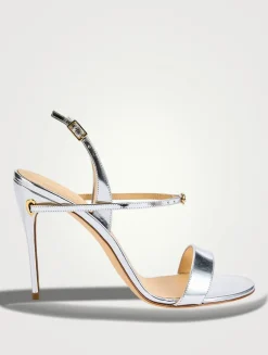 Tommaso Metallic Leather Sandals