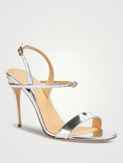 Tommaso Metallic Leather Sandals