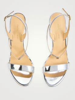 Tommaso Metallic Leather Sandals