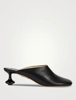 Toy Leather Mules