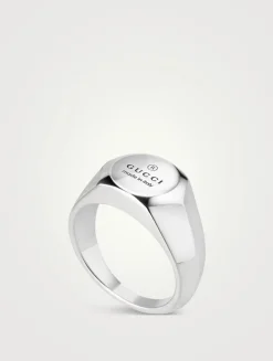 Trademark Silver Signet Ring