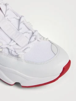 Trailrun Mesh And Leather Sneakers