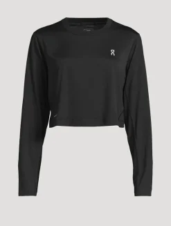 Train Long-Sleeve Cropped T-Shirt