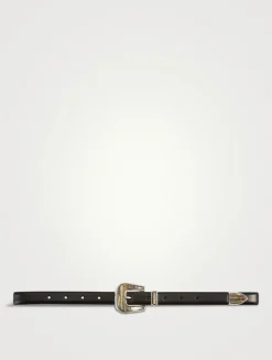 Travertine Leather Belt