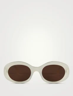 Triomphe Oval Sunglasses