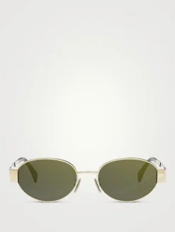 Triomphe Oval Sunglasses