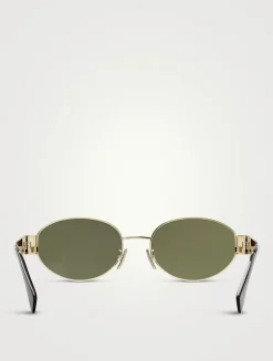 Triomphe Oval Sunglasses