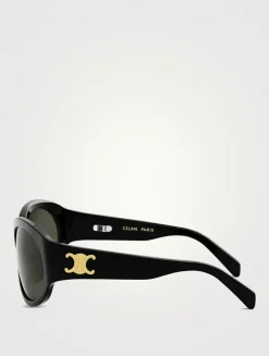Triomphe Oval Sunglasses