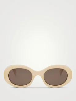 Triomphe Oval Sunglasses