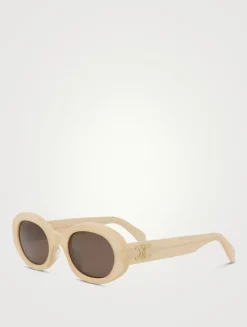 Triomphe Oval Sunglasses