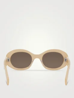 Triomphe Oval Sunglasses