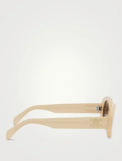 Triomphe Oval Sunglasses