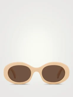 Triomphe Oval Sunglasses