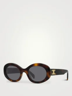 Triomphe Oval Sunglasses