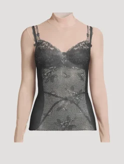 Trompe L'œil Lingerie Top