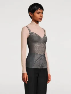 Trompe L'œil Lingerie Top