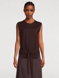 Trompe L'œil Sleeveless Sweater