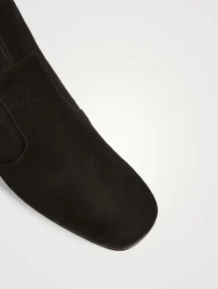 Très Vivier Suede Ankle Boots