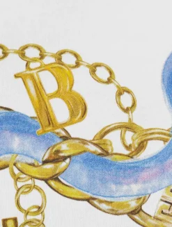 T-Shirt In Balmain Chain Print