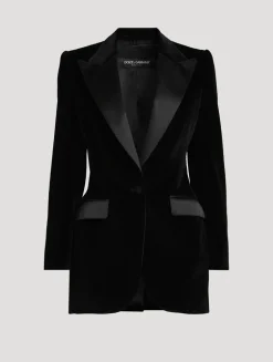 Turlington Velvet Tuxedo Jacket