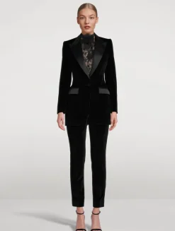 Turlington Velvet Tuxedo Jacket
