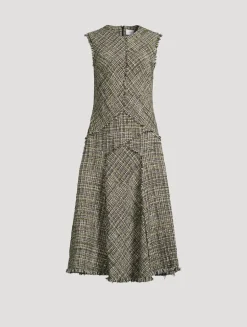 Tweed Midi Dress