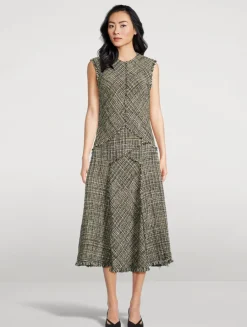 Tweed Midi Dress