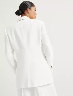 Twill Blazer With Monili