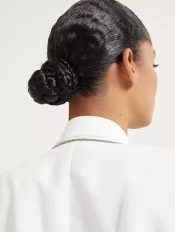 Twill Blazer With Monili