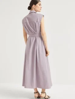 Twill Chemisier Dress