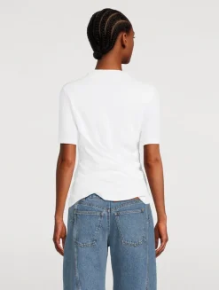 Twisted Jersey T-Shirt