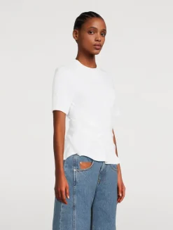 Twisted Jersey T-Shirt