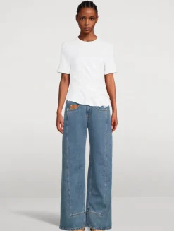 Twisted Jersey T-Shirt