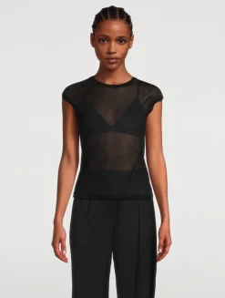 Twisted Sheer T-Shirt