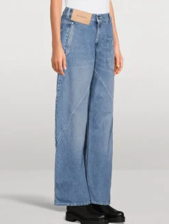 Twisted Workwear Wide-Leg Jeans